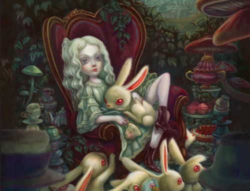 A… comme Alice, inspiré d' »Alice au pays de merveilles »